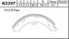 ASIMCO K2297 Brake Shoe Set